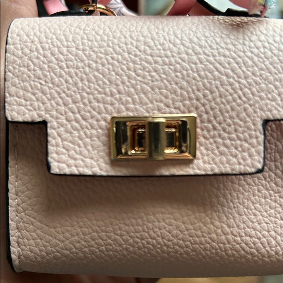 Pink Leather Mini Bag/ Bag Charm/ Keychain, NWOT - Picture 6 of 10